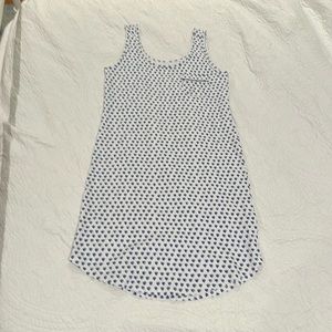 roller rabbit blue heart sleep dress, size xs